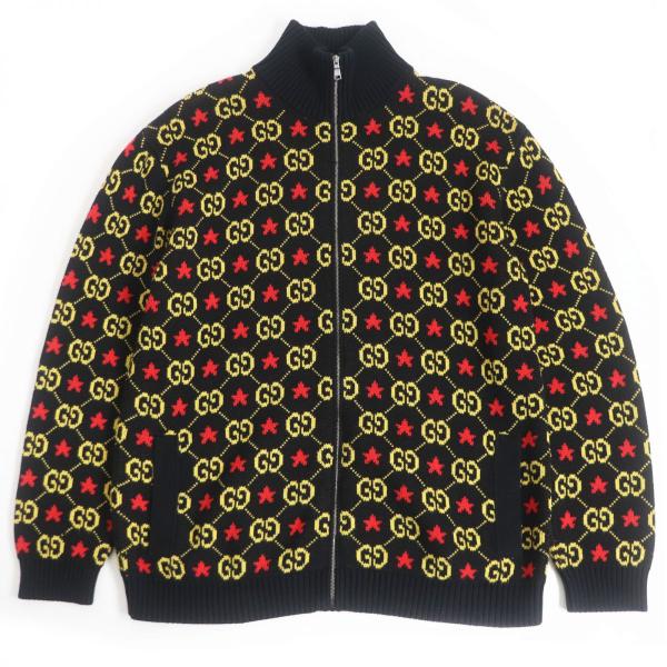 GUCCI 美品□20AW GUCCI/グッチ 576796 GGパターン/スター総柄 ZIPUP 