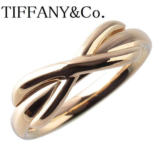ティファニー インフィニティ リング 約8号 AU750YG 新品仕上げ済  
