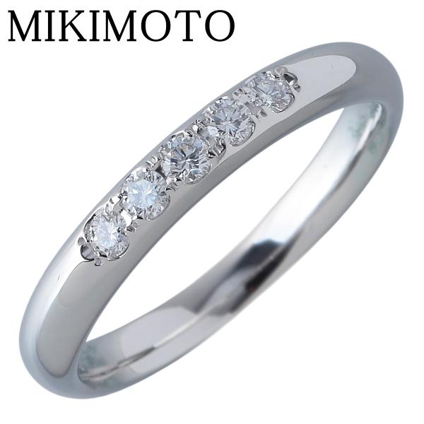MIKIMOTO（ミキモト） ダイヤ リング 現行モデル 0.15ct 12号 Pt950