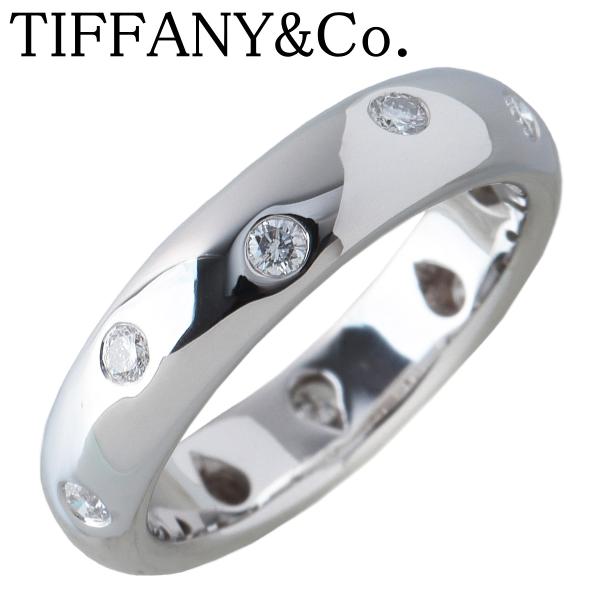 TIFFANY&Co.（ティファニー） ドッツ ダイヤ リング 約7.5号 PT950 10