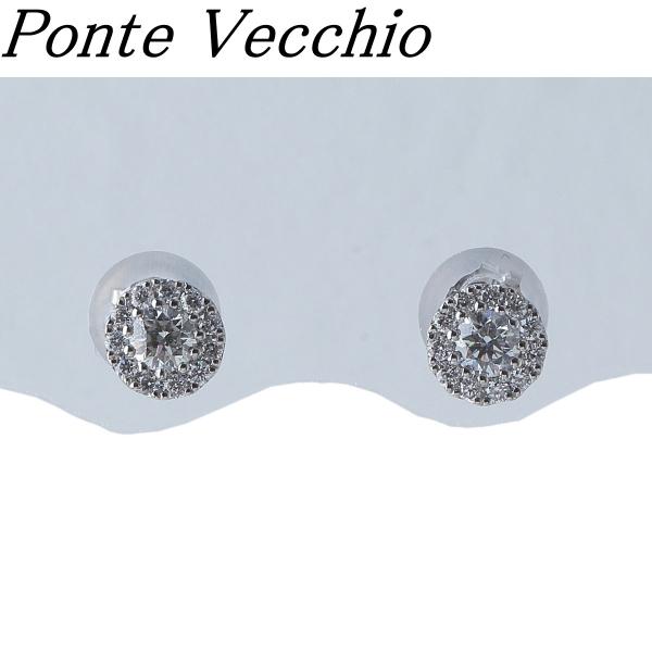 ポンテヴェキオ ダイヤ ピアス ピュアプラチナ 現行モデル【23110】 Ponte Vecchio（ポンテヴェキオ） ダイヤ ピアス ピュアプラチナ 現行