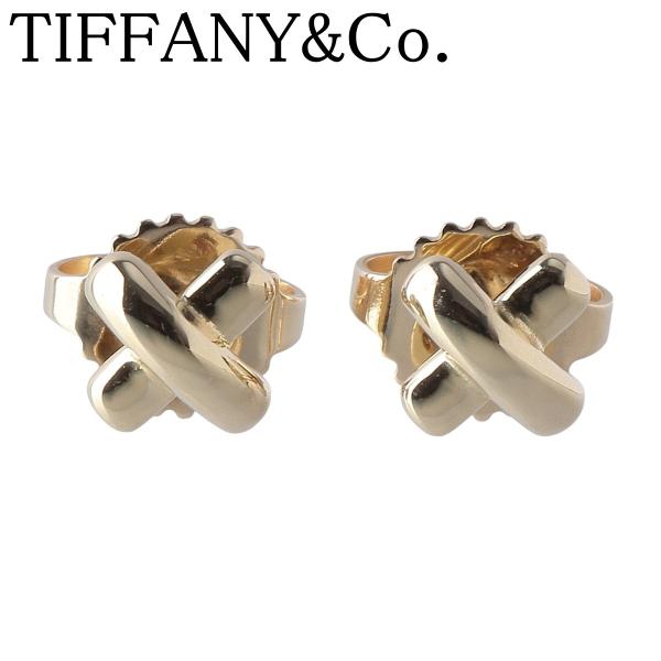 TIFFANY&Co.（ティファニー） クロス ステッチ ピアス 750YG 新品