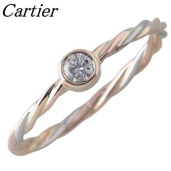 Cartier（カルティエ） トリニティ ツイスト ダイヤ リング #52 750