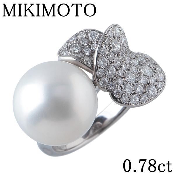 MIKIMOTO（ミキモト） パール ダイヤ リング レ ペタル プラス ヴァン