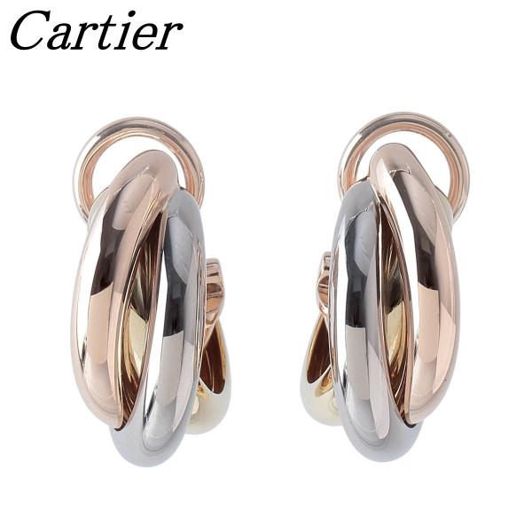 Cartier（カルティエ） トリニティ ピアス フープ 現行モデル Au750PG