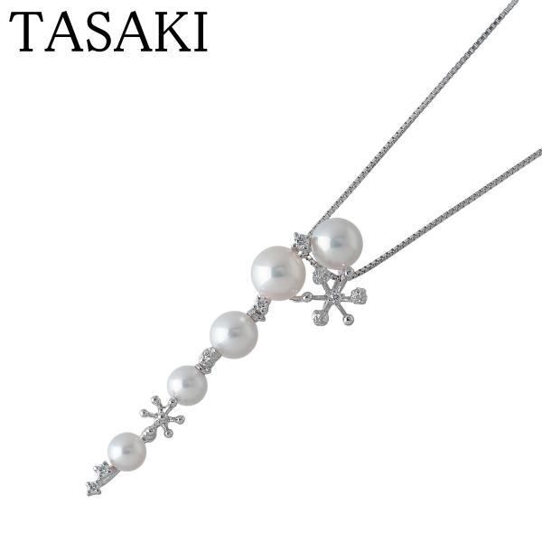 レイチェルTASAKIパールネックレス アコヤ真珠 9mm ケース付 TASAKI（タサキ） パール ダイヤ ネックレス アコヤパール4.9mm〜7.0mm
