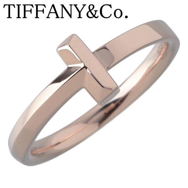 TIFFANY&Co.（ティファニー） Tワン ナロー リング 約13号 Au750PG