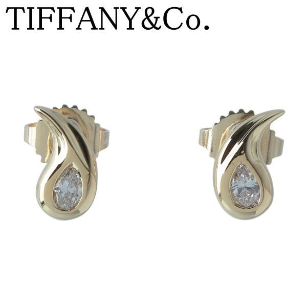 TIFFANY&Co.（ティファニー） ダイヤ ピアス ペアシェイプ 750YG 新品
