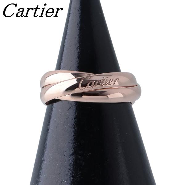 な*な様 Cartier トリニティリング 48サイズ Au750 Cartier（カルティエ） トリニティ リング レア品 SM #48 Au750PG