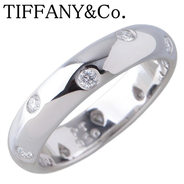 TIFFANY&Co.（ティファニー） ドッツ ダイヤ リング 約10号 PT950 10 