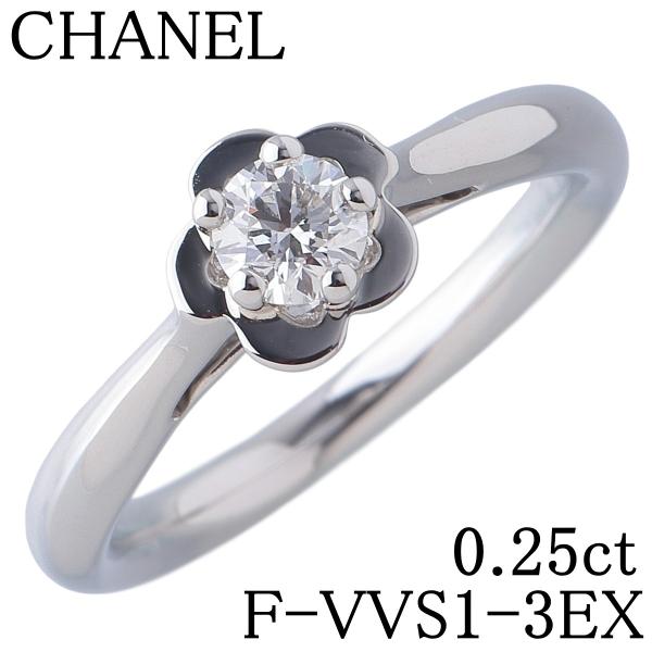 CHANEL（シャネル） ダイヤ リング カメリア 0.25ct F-VVS1-3EX #48