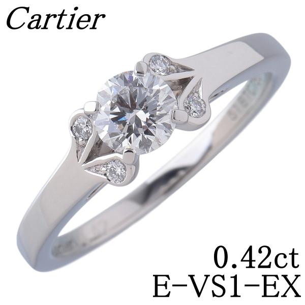 Cartier（カルティエ） バレリーナ ソリテール リング ダイヤ0.42ct E