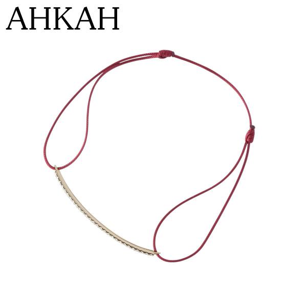 AHKAH（アーカー） ティナ コード ブレスレット 現行モデル ダイヤ0.23