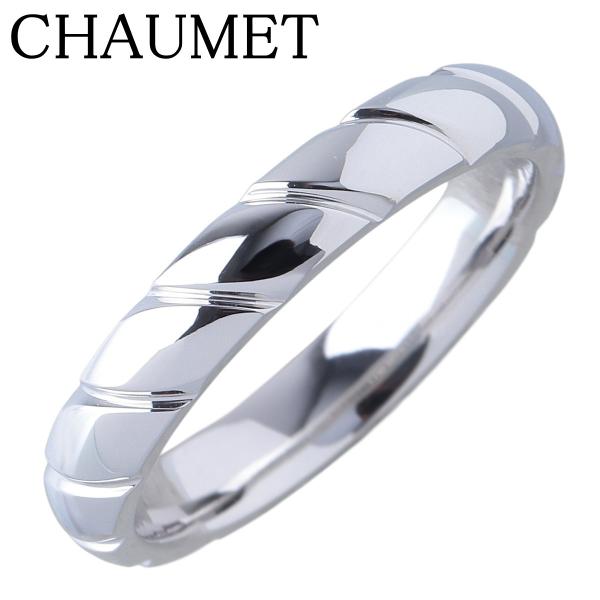 ショーメ トルサード リング 幅3.6mm #56 Pt950 新品仕上げ済 CHAUMET【27097】