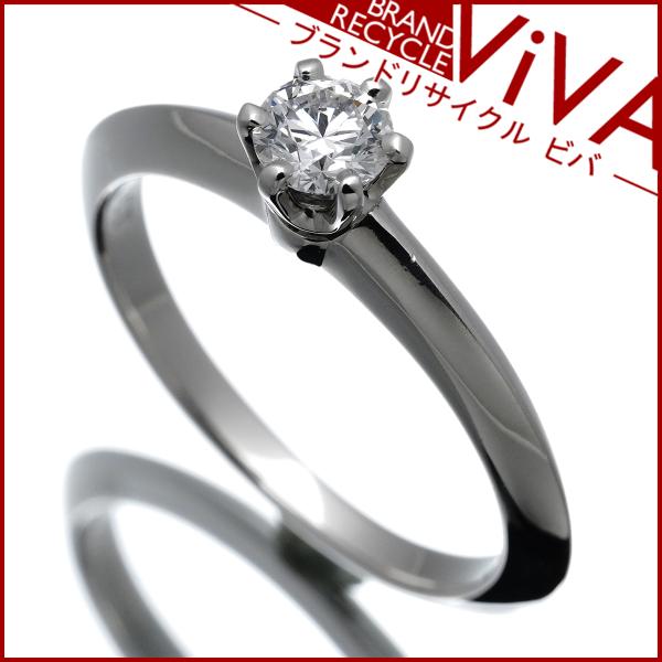 ティファニー プラチナ ダイヤモンド リング Pt950 ソリティア 婚約指輪 TIFFANY&Co.（ティファニー） セッティング ソリティア ダイヤモンド