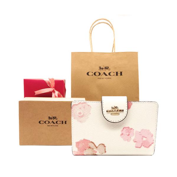 COACH コーチ 財布 サイフ 新品 フローラル 花柄 二つ折り財布 COACH コーチ 財布 サイフ 新品 フローラル 花柄 二つ折り財布