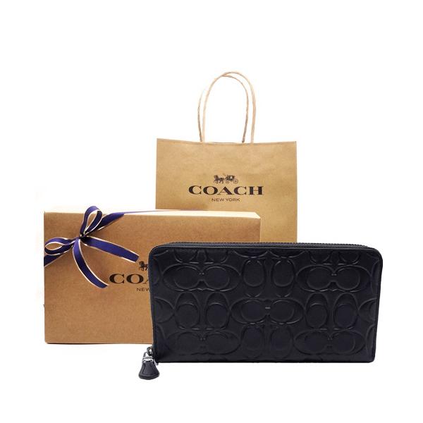 COACH（コーチ） 財布 新作 新品 メンズ ファスナー長財布