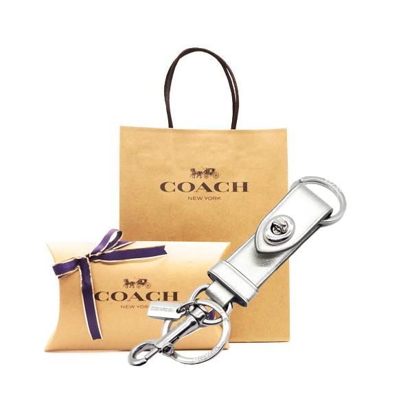 coach キーホルダー　チャーム COACH（コーチ） キーホルダー キーリング 新作 新品 レザー ターン