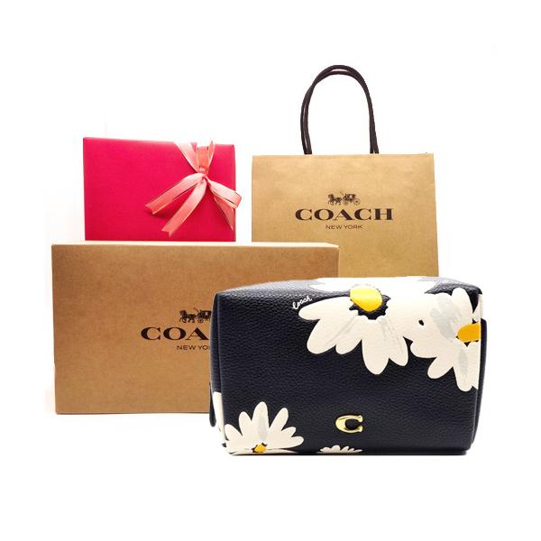 COACH（コーチ） コーチCOACHポーチ 新作 新品 フローラルプリント 花