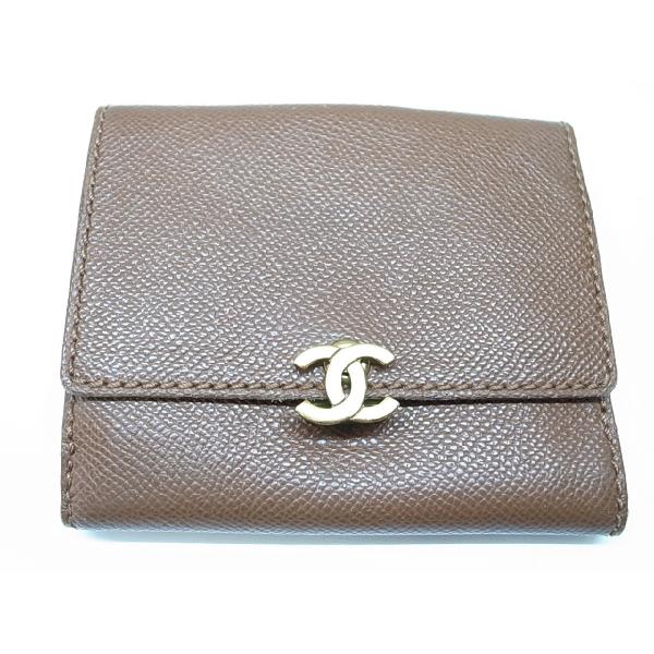 CHANEL（シャネル） 【CHANEL】シャネル コンパクト ジップ ブラウン