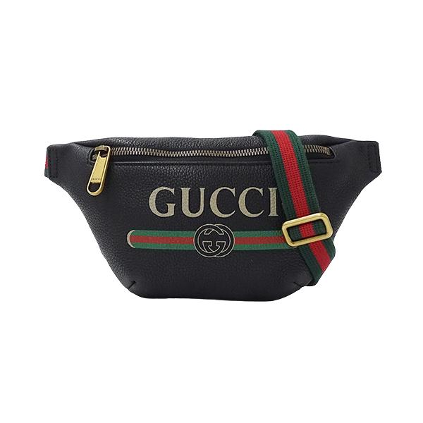 GUCCI グッチ プリント ボディバッグ ウエストバッグ レザー GUCCI（グッチ） バッグ レディース メンズ ブランド ボディバッグ