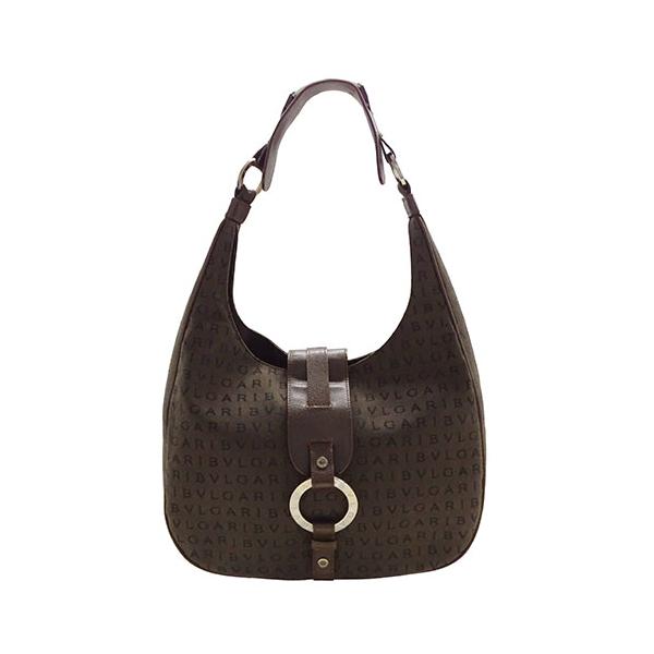 BVLGARI ダークブラウン ショルダーバッグ BVLGARI（ブルガリ） バッグ レディース ブランド ショルダーバッグ
