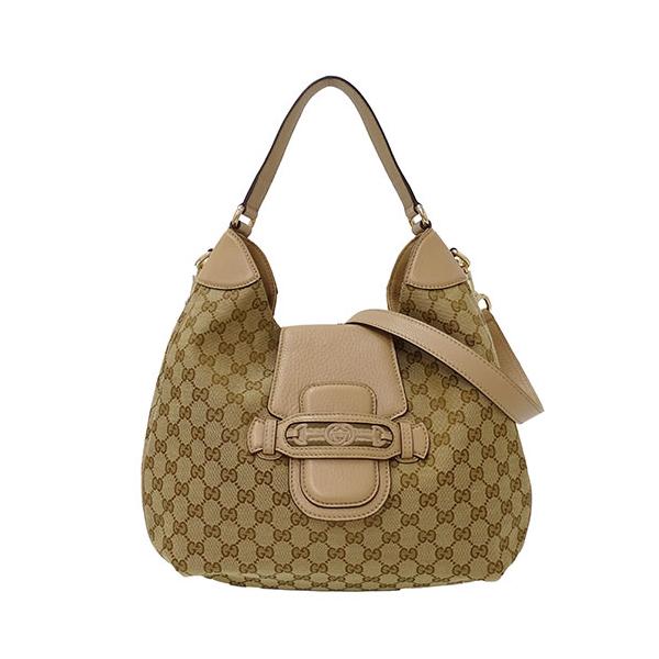 美品✨GUCCI グッチ　ショルダーバッグ　gg柄　キャンバンス　131236 GUCCI（グッチ） バッグ レディース ブランド ハンドバッグ ショルダー