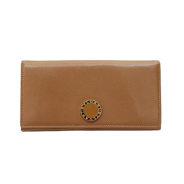 ブルガリ BVLGARI 財布 レディース メンズ ブランド 長財布 レザー コローレ ブラウン 33625 おしゃれ シンプル 無地 大人 上品 軽い 【中古】 BVLGARI（ブルガリ） 財布 レディース メンズ ブランド 長財布 レザー