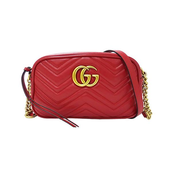 値下げ！グッチ GGマーモント レザー チェーンショルダーバッグ 447632 GUCCI/グッチ】 447632 GGマーモント チェーンショルダー