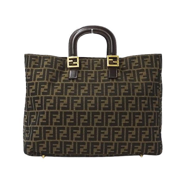 美品❣️FENDIフェンディハンドバッグトートバッグレディースブランドブラウン FENDI フェンディ バッグ レディース ブランド トートバッグ