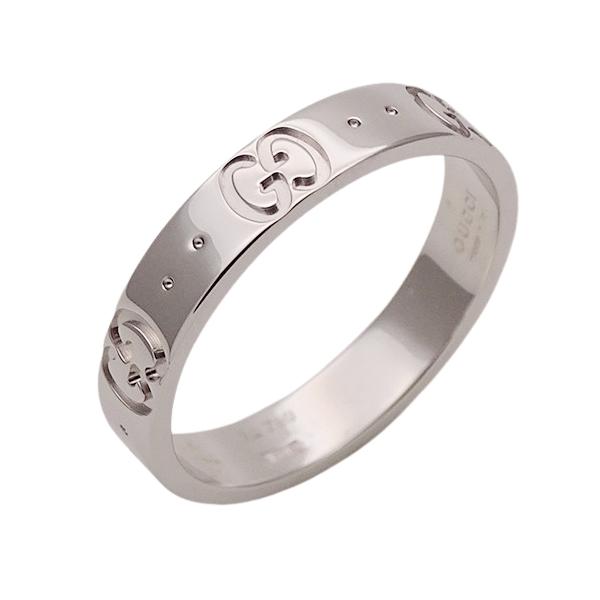 GUCCI グッチ リング レディース メンズ ブランド 指輪 750WG アイコン