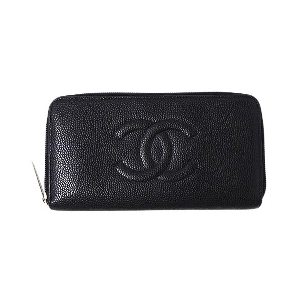 CHANEL（シャネル） 財布 レディース ブランド 長財布 キャビアスキン