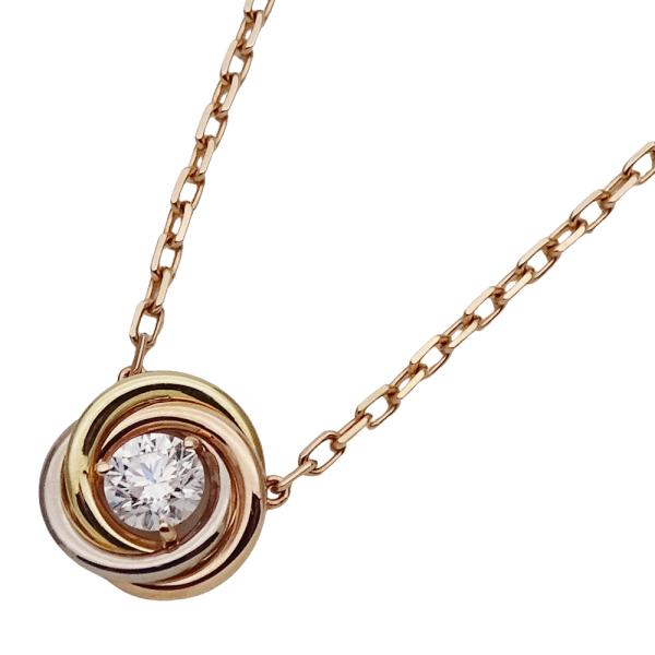 750WGダイヤモンドネックレス 750 ITALY K18WG ホワイトゴールド ダイヤモンド 0.10ct ペンダント付