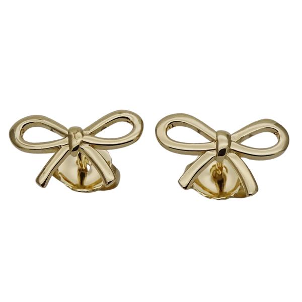 TIFFANY&Co. ティファニー ピアス レディース ブランド 750YG ボウ