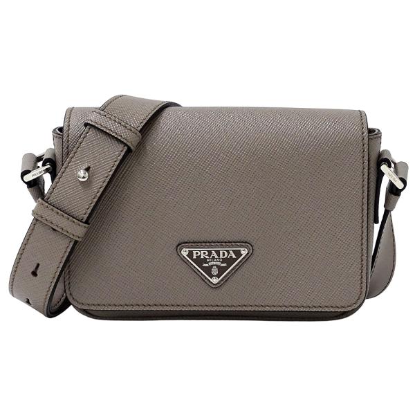 ☆PRADA☆サフィアーノ レザー ショルダーバッグ グレージュ 関税負担なし☆PRADA ガレリアサフィアーノレザースモールバッグ