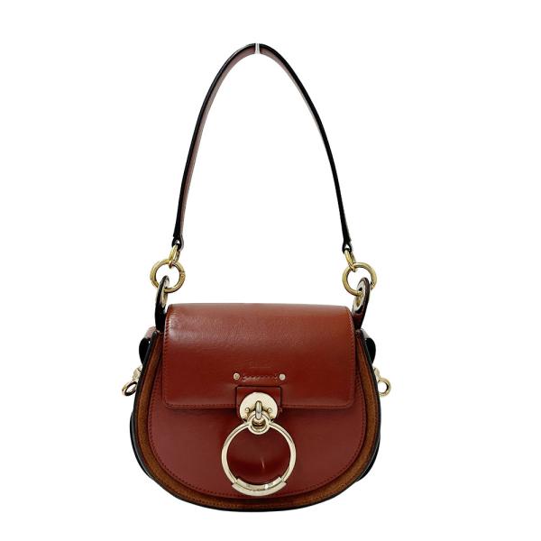 美品　Chloe クロエ ワンショルダーバッグ ハーフムーン ダークブラウン brandbayshop_v0089923900