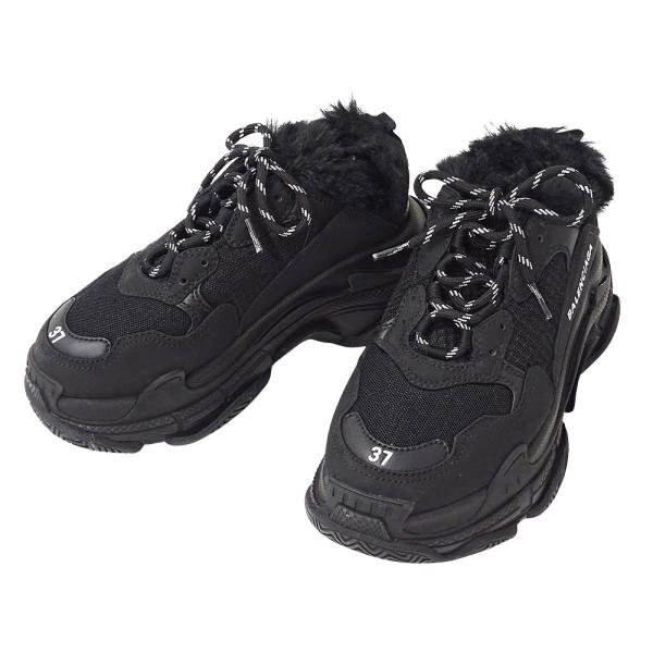 美品 BALENCIAGA Trackスニーカー レディース 37 ブラック BALENCIAGA（バレンシアガ） スニーカー レディース ブランド