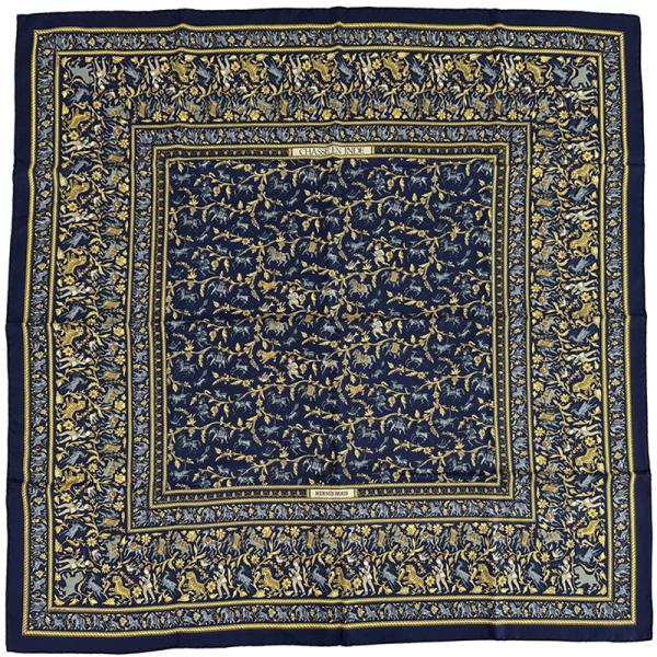 HERMES（エルメス） スカーフ カレ90 CHASSE EN INDE インドの狩猟