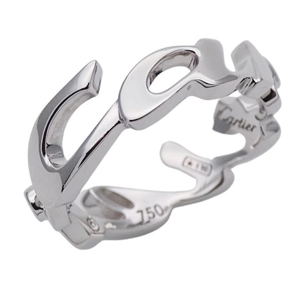 Cartier リング ♯51 ホワイトゴールド Cartier（カルティエ） リング レディース ブランド 指輪 750WG