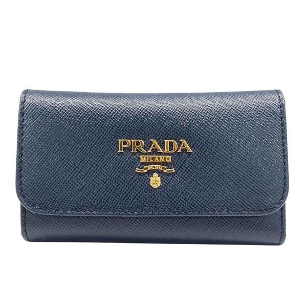 プラダ キーケース サフィアーノ ネイビー メンズ PRADA 2PG222 PRADA（プラダ） キーケース レディース メンズ ブランド サフィアーノ