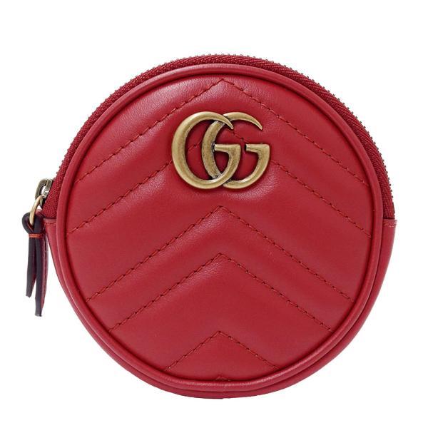 希少✨GUCCI グッチ ハート型 ケース GG柄 小銭入れ レッド 本革 GUCCI（グッチ） 財布 レディース ブランド コインケース レザー GG