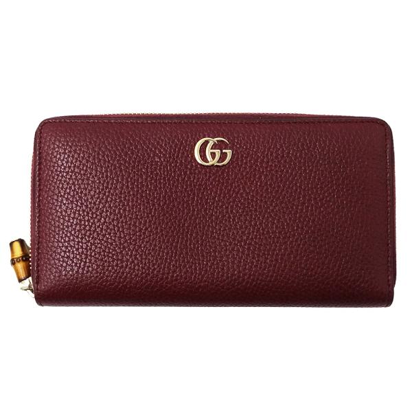 グッチ　二つ折り財布　GG　ボルドー GUCCI(グッチ) GGシャドウ 二つ折り財布 コンパクトウォレット GG