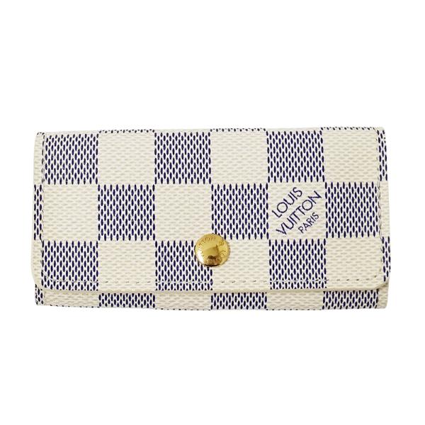 LOUIS VUITTON ミュルティクレ ダミエ アズール 4連キーケース美② LOUIS VUITTON（ルイ・ヴィトン） キーケース ダミエ アズール