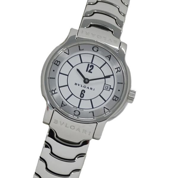 ブルガリ BVLGARI ソロテンポ クオーツ デイト 腕時計 SS ST29S刻 シルバー BVLGARI（ブルガリ） 時計 レディース ブランド ソロテンポ デイト