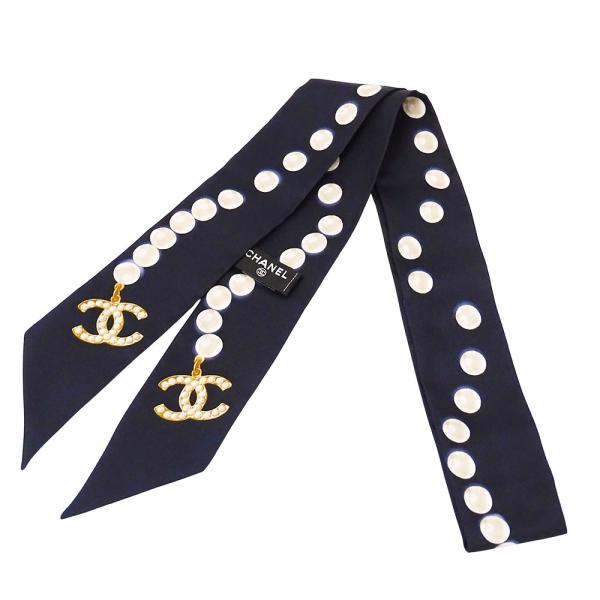 CHANEL（シャネル） スカーフ レディース ブランド シルク ツイリー