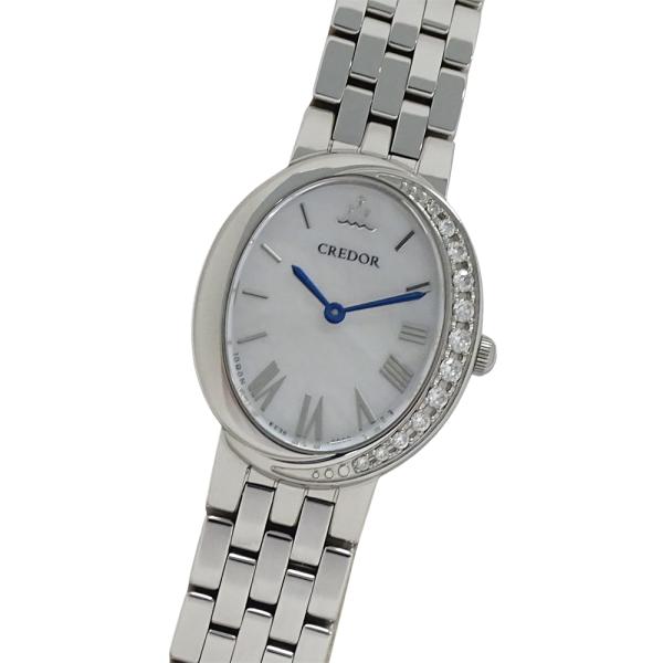 【良品】SEIKO  ｸﾚﾄﾞｰﾙｼｸﾞﾉ GCAR051 箱保付きレディース腕時計 SEIKO（セイコー） クレドール シグノ GCAR051 8J81-6A30 SS