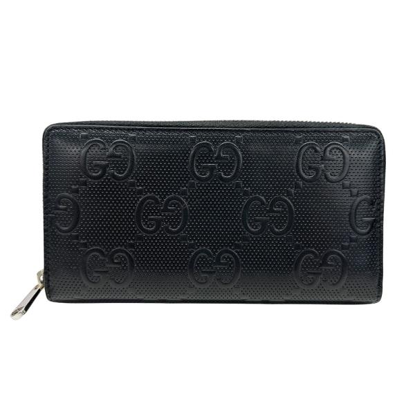 GUCCI（グッチ） 財布 メンズ ブランド 長財布 GGエンボス ジップ