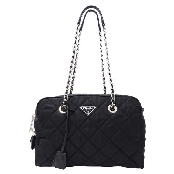 PRADA プラダ ナイロン キルティング チェーン ショルダー バッグ PRADA（プラダ） バッグ レディース ブランド ショルダーバッグ
