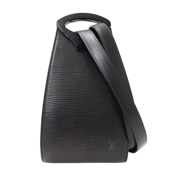 Louis Vuitton 黒 レザー ショルダーバッグ LOUIS VUITTON（ルイ・ヴィトン） バッグ レディース ブランド
