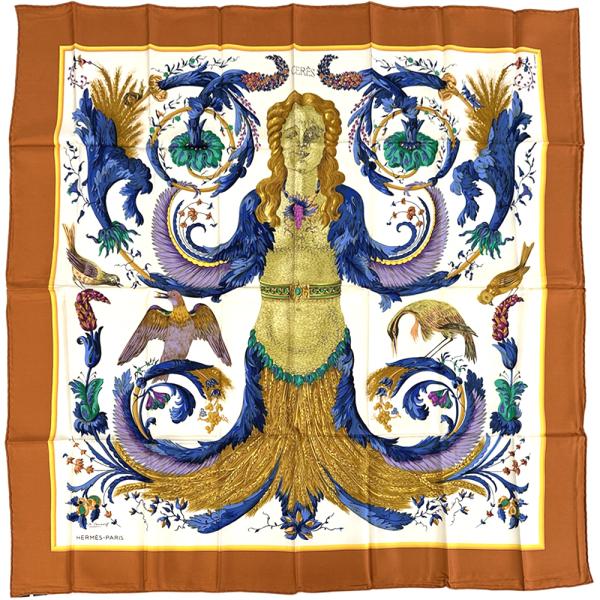 HERMES（エルメス） スカーフ カレ90 CERES 女神セレス レディース